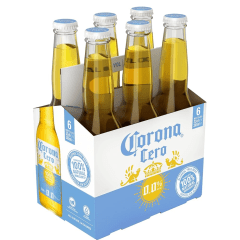 Corona Cero Alcohol 6 Pack Botellín 330cc