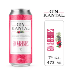 Cóctel Gin Kantal Gin & Berries 7° 473ml