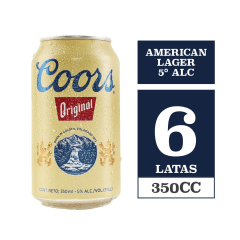 Coors Original 6 Pack 350cc