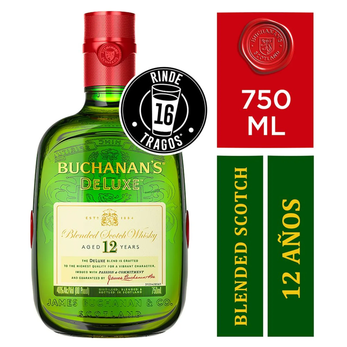 Buchanans De Luxe 40º 750cc1
