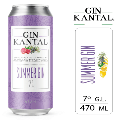Cóctel Gin Kantal Summer Gin 7° 473ml1