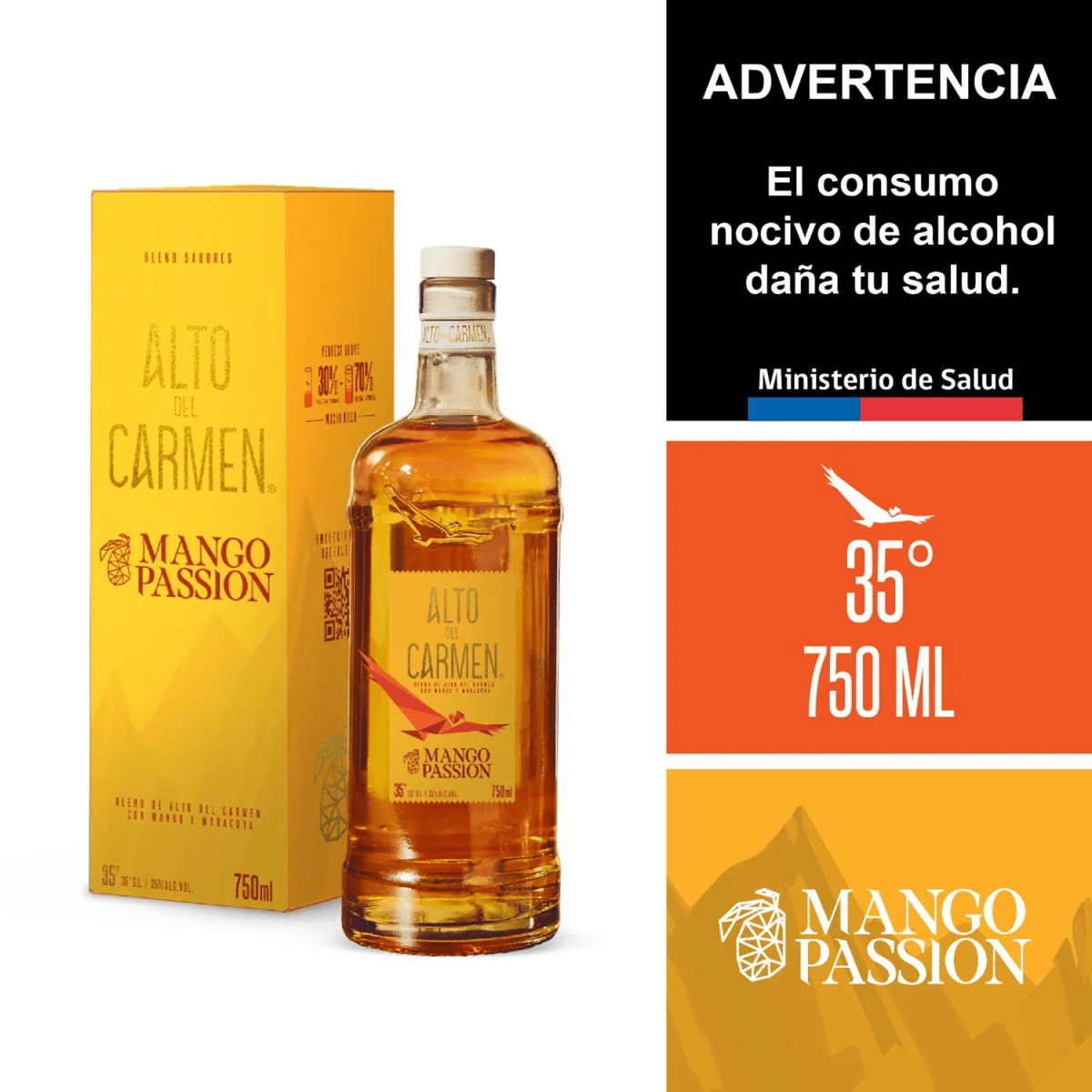 Alto Del Carmen Mango Passion 35° 750ml1