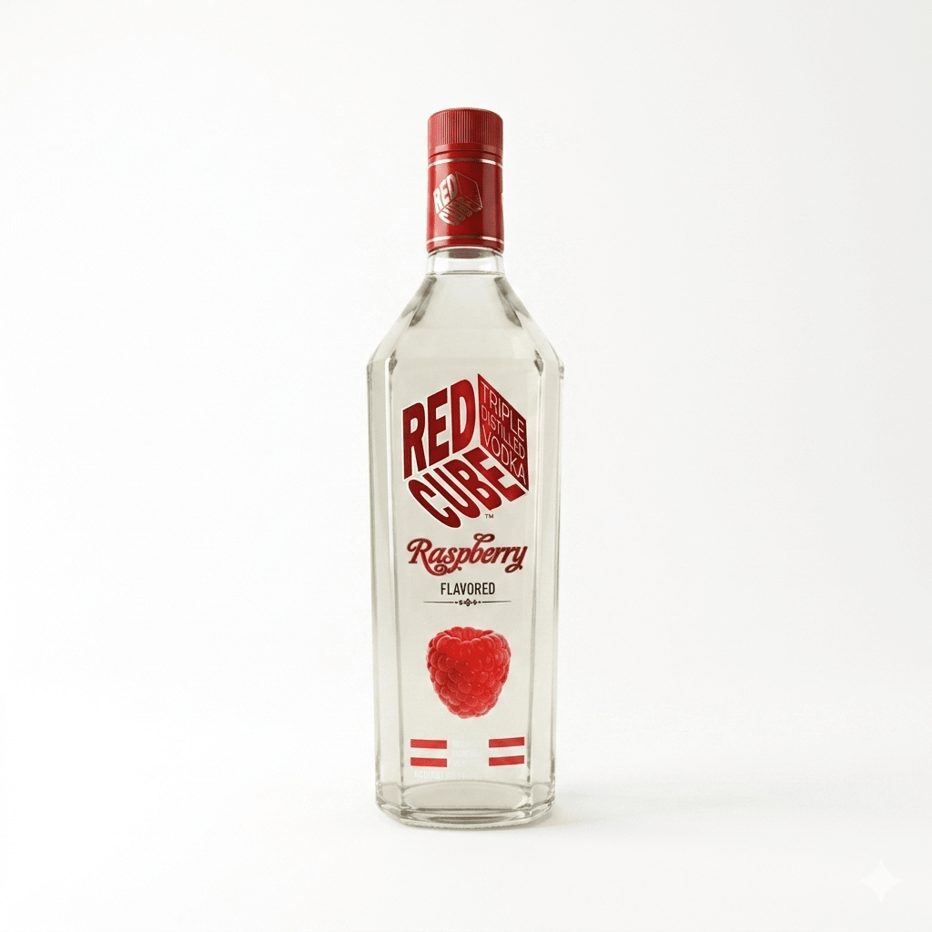 Red Cube Raspberry 40° 750ml