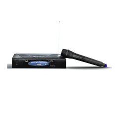 Micrófono Inalámbrico Decibel FV-1003S Negro - VHF, Receptor Base y 1 Mic
