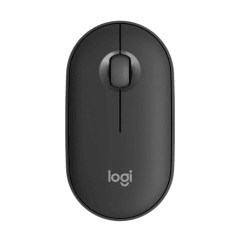 Mouse Inalámbrico Logitech Pebble 2 M350S Grafito - Bluetooth, 4000 DPI, Easy-Switch y Clics Silenciosos