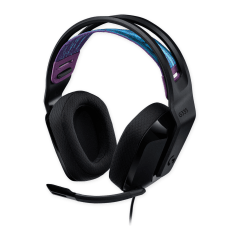Audífonos Gamer Logitech G335 Negro - Drivers 40 mm, Mic Flip-to-Mute y Jack 3.5 mm