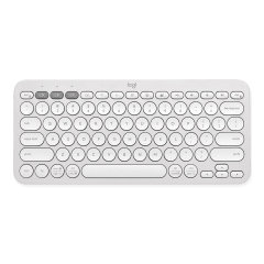 Teclado Logitech Pebble Keys 2 K380S Blanco - Bluetooth Easy-Switch | Izitronix
