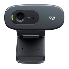 Cámara Web Logitech C270 Negro - HD 720p, Micrófono con Reducción de Ruido y USB