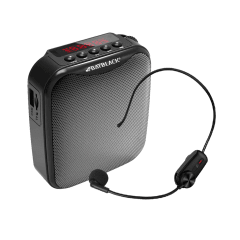 Amplificador de Voz Batblack BT-V317 Negro - Vincha, 100W, Bluetooth y Micro SD