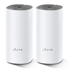 Sistema Wi-Fi Mesh TP-Link Deco E4 Pack x2 Blanco - AC1200 Doble Banda, hasta 260 m² y 100 Equipos