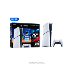 Consola PlayStation 5 Slim Digital Bundle Blanco - GT7 + Astro Bot, SSD 825GB y DualSense