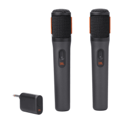 Micrófonos Inalámbricos JBL PartyBox Wireless Mic X2 Negro - 2 Mics, 20h y 30 m