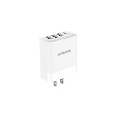 Cabezal de Carga Rápida MOVISUN MPD 45 Blanco | 45W, 4 Puertos (1 Tipo C + 3 USB)
