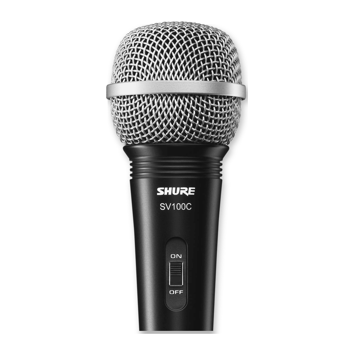 Micrófono Dinámico Shure SV100 Negro - Cardioide, XLR a 6.3 mm y Cable 4.6 m1