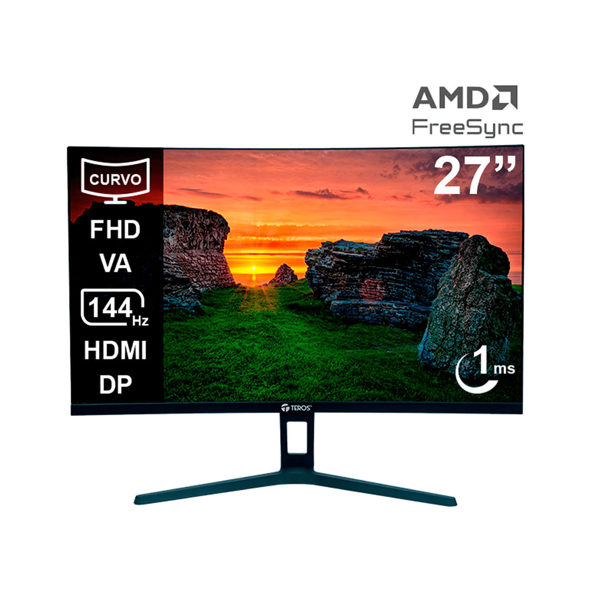 Monitor Curvo Teros TE-2734S 27
