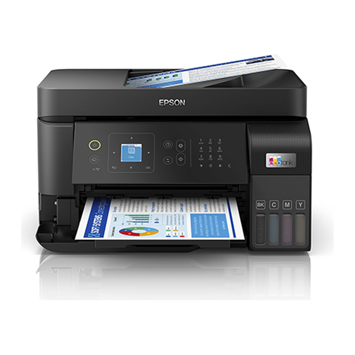 Impresora Multifuncional Epson EcoTank L5590 Negro - Fax, ADF de 30 Hojas, Wi-Fi y Ethernet2