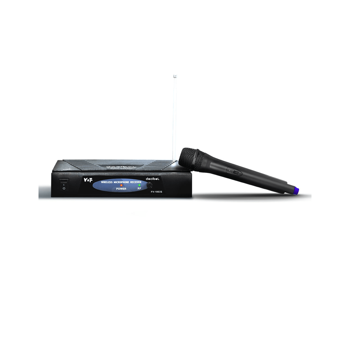Micrófono Inalámbrico Decibel FV-1003S Negro - VHF, Receptor Base y 1 Mic2