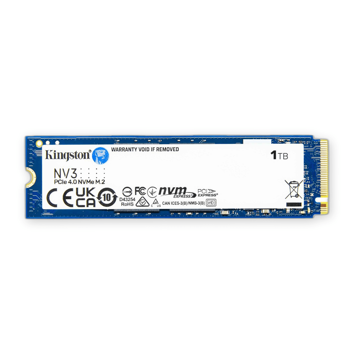 SSD Kingston NV3 1TB M.2 NVMe PCIe 4.0 - Hasta 6000 MB/s Lectura2