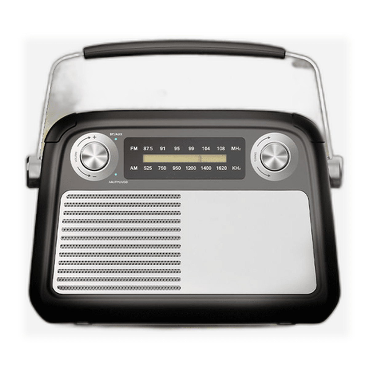 Radio Bluetooth Richards FB-R102 Negro - AM/FM, BT 5.3, USB, AUX y Diseño Retro2