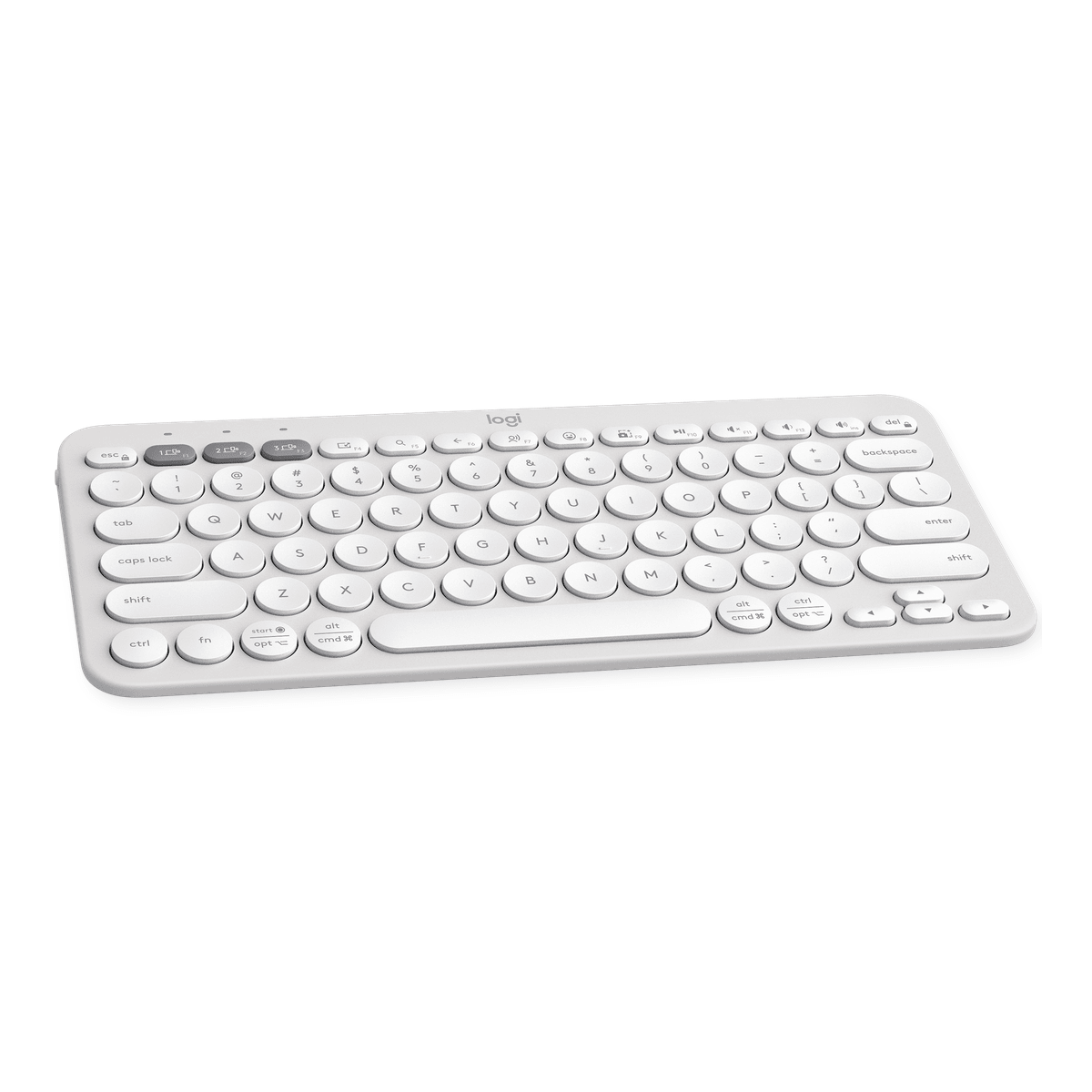 Teclado Logitech Pebble Keys 2 K380S Blanco - Bluetooth Easy-Switch | Izitronix2