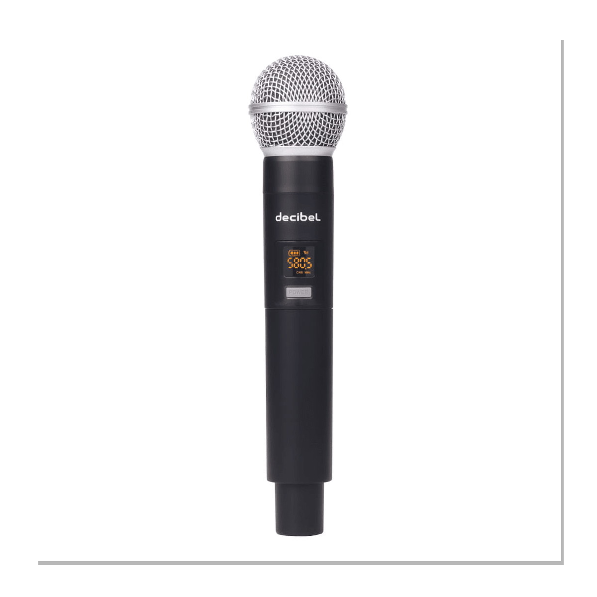 Micrófonos Inalámbricos Decibel FS-2023D Negro - UHF, Receptor Base LED y X2 Mic2