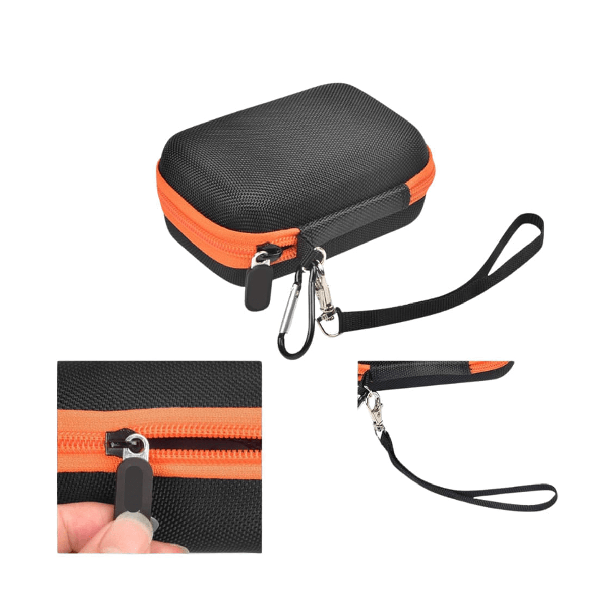 Estuche Roadtrip para Parlante JBL GO 4 Negro - Protección Portátil 13.5x9x6.5 cm3
