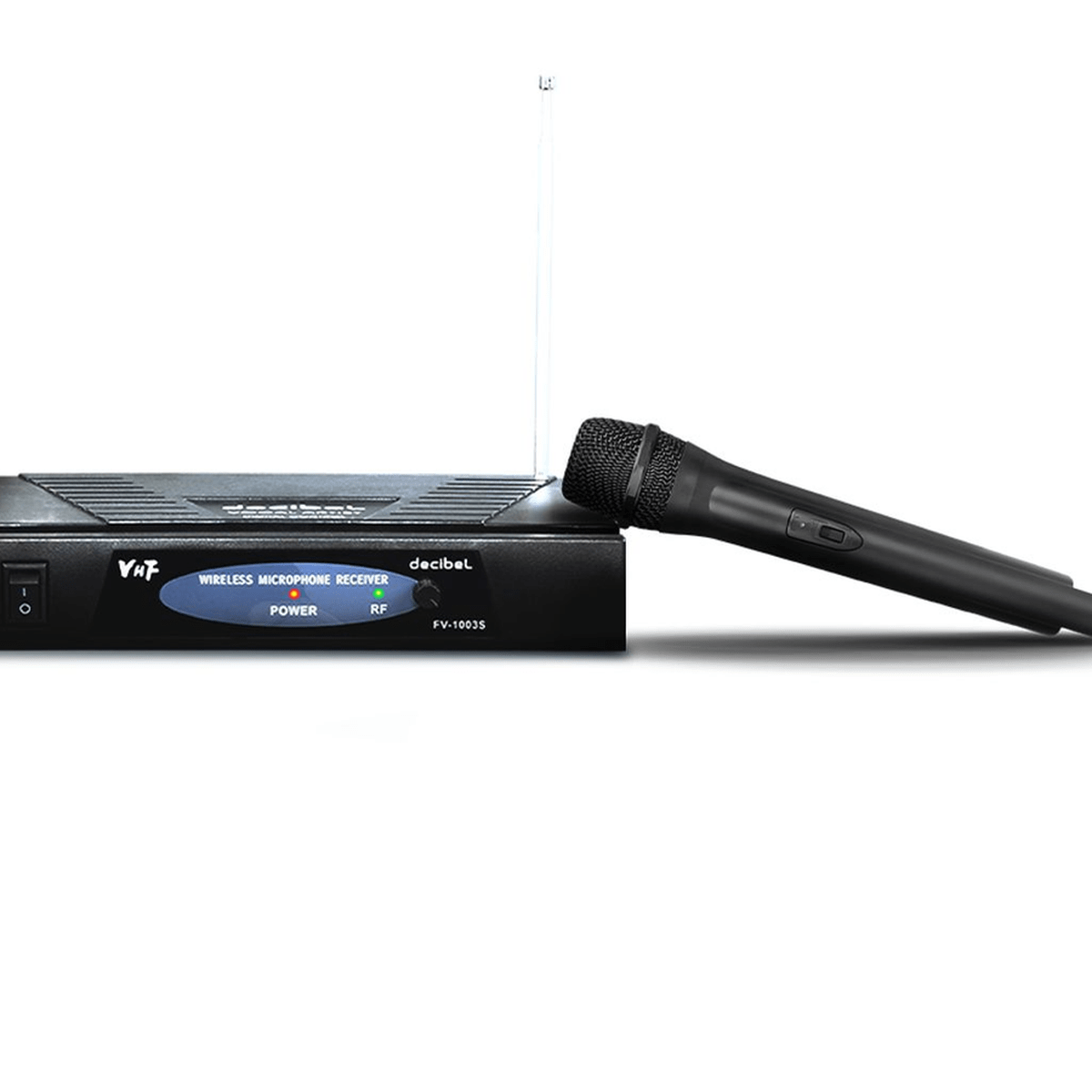 Micrófono Inalámbrico Decibel FV-1003S Negro - VHF, Receptor Base y 1 Mic3