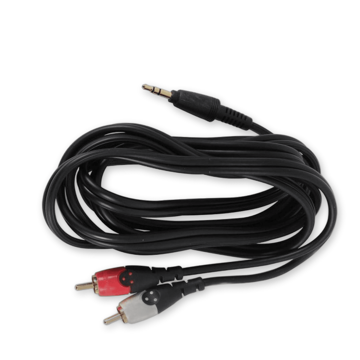Cable Audio RadioShack 4200495 3.5 mm a 2 RCA Negro - Estéreo Blindado 1.8 m3