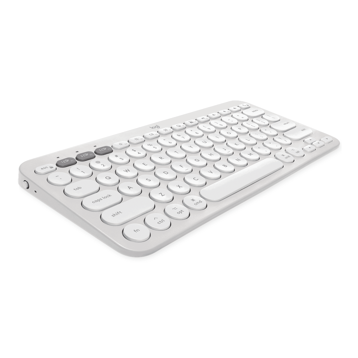 Teclado Logitech Pebble Keys 2 K380S Blanco - Bluetooth Easy-Switch | Izitronix3