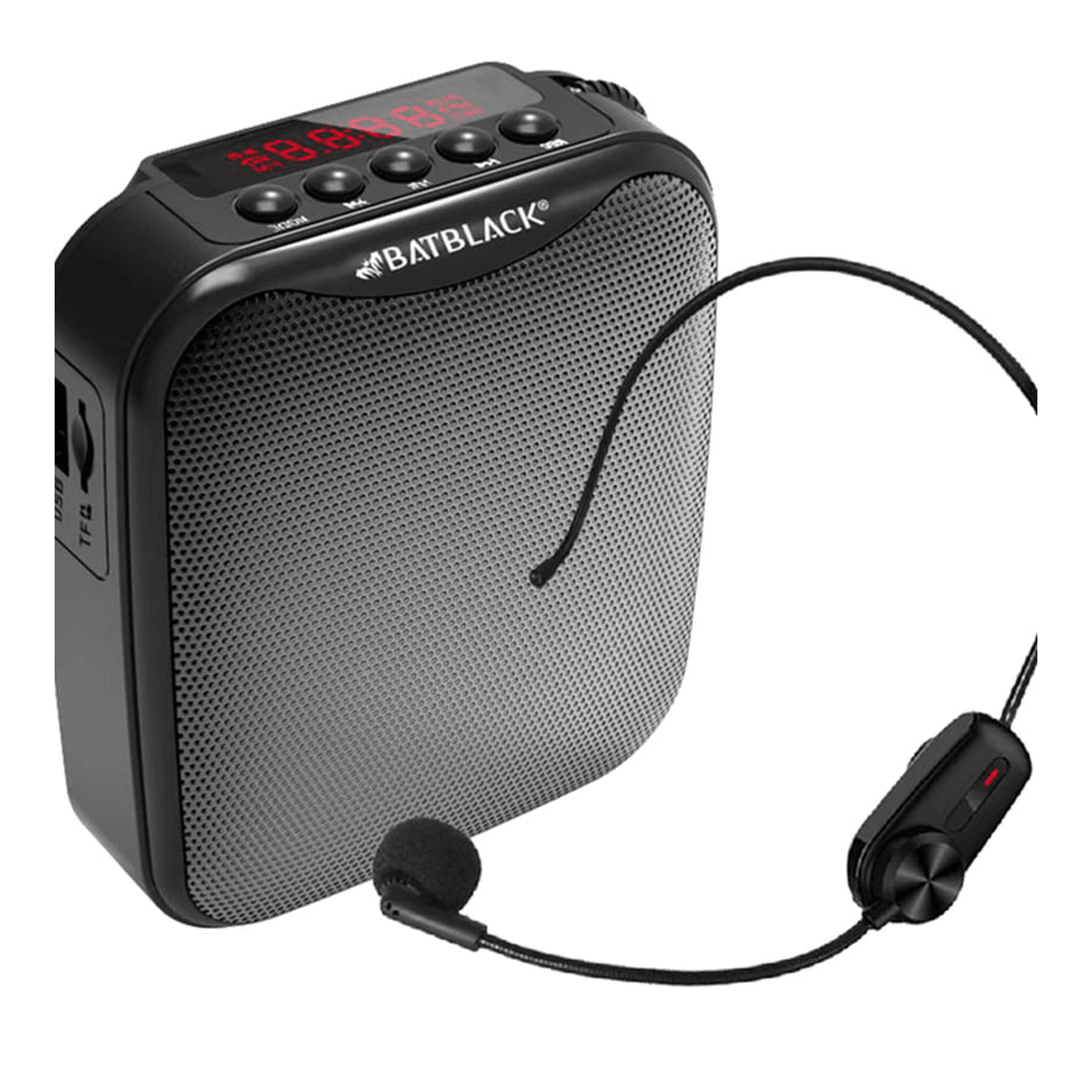 Amplificador de Voz Batblack BT-V317 Negro - Vincha, 100W, Bluetooth y Micro SD3