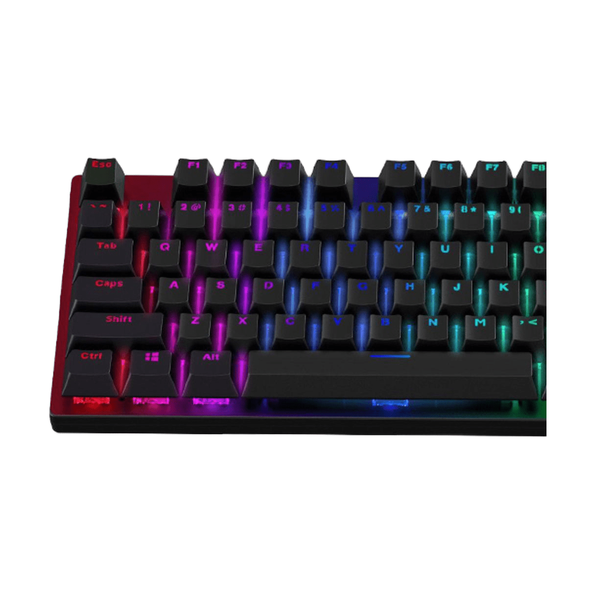 Teclado Gamer Coolbox T4G Nesher Negro - Mecánico 80%, Switch Azul y RGB3