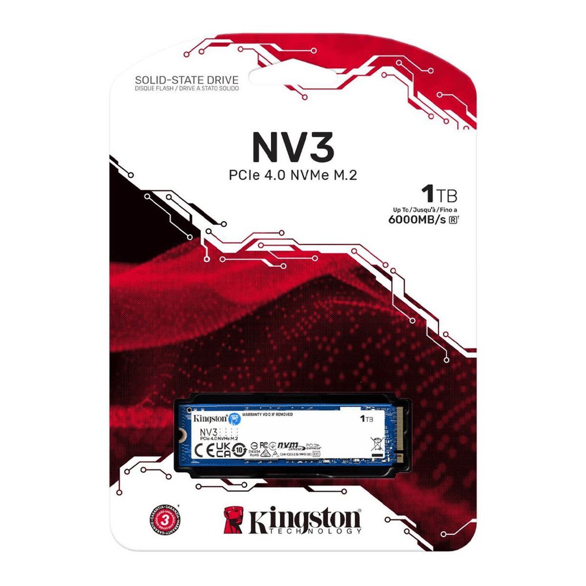 SSD Kingston NV3 1TB M.2 NVMe PCIe 4.0 - Hasta 6000 MB/s Lectura4
