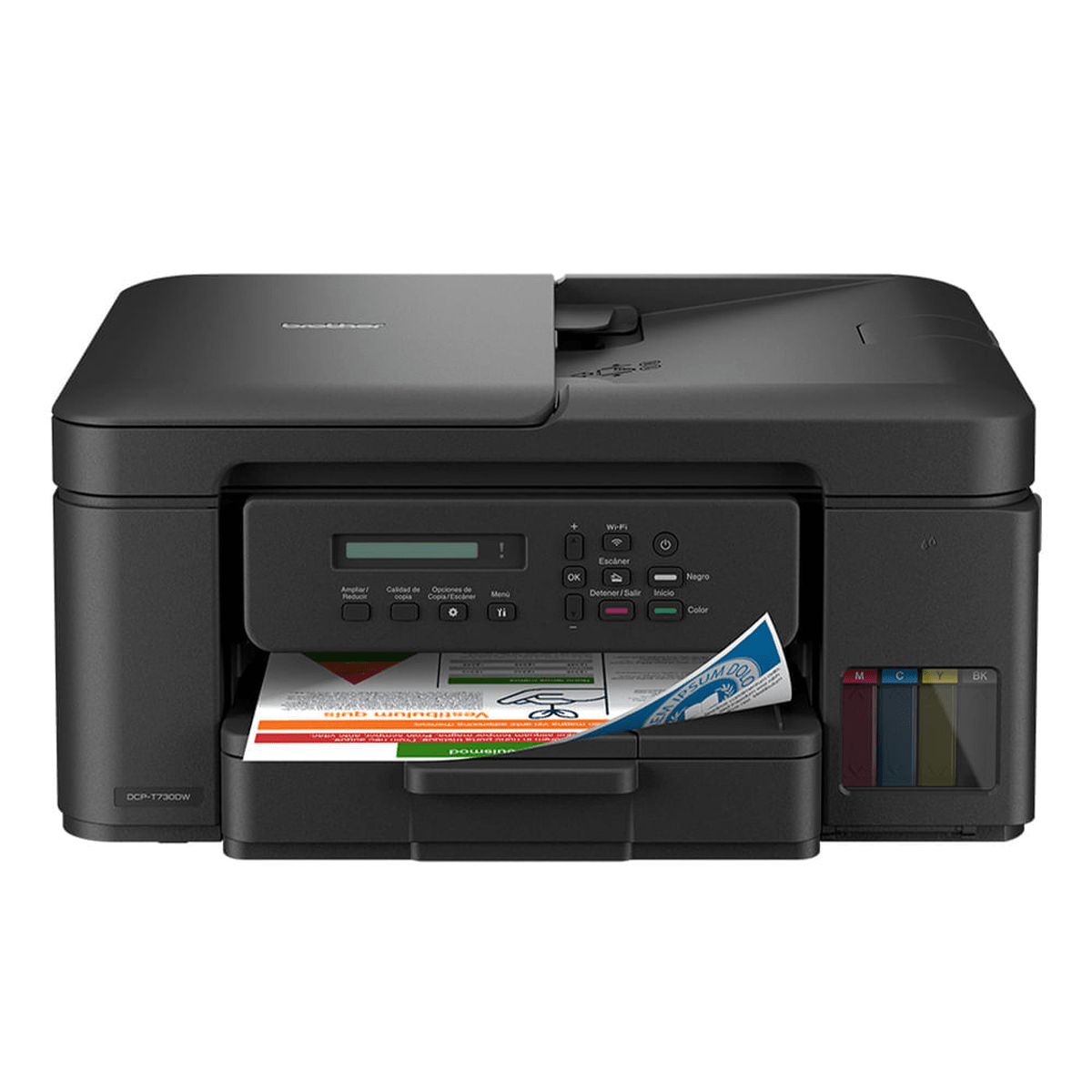 Impresora Multifuncional Brother DCP-T730DW Negro - Wi-Fi, Dúplex, ADF y Tanques de Tinta4
