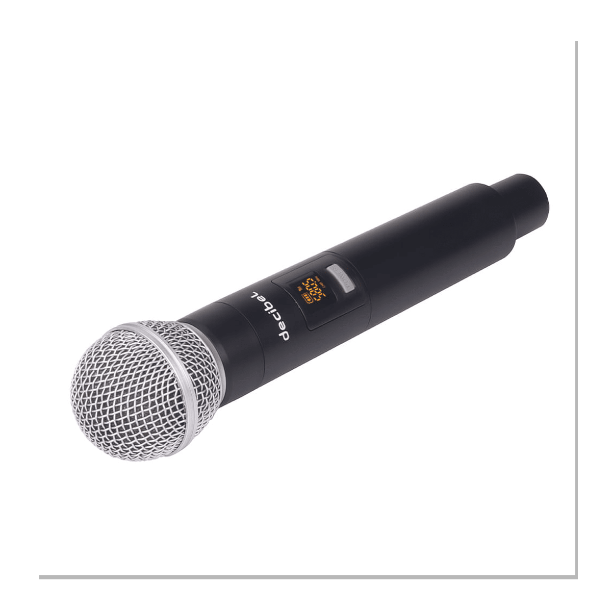 Micrófonos Inalámbricos Decibel FS-2023D Negro - UHF, Receptor Base LED y X2 Mic4
