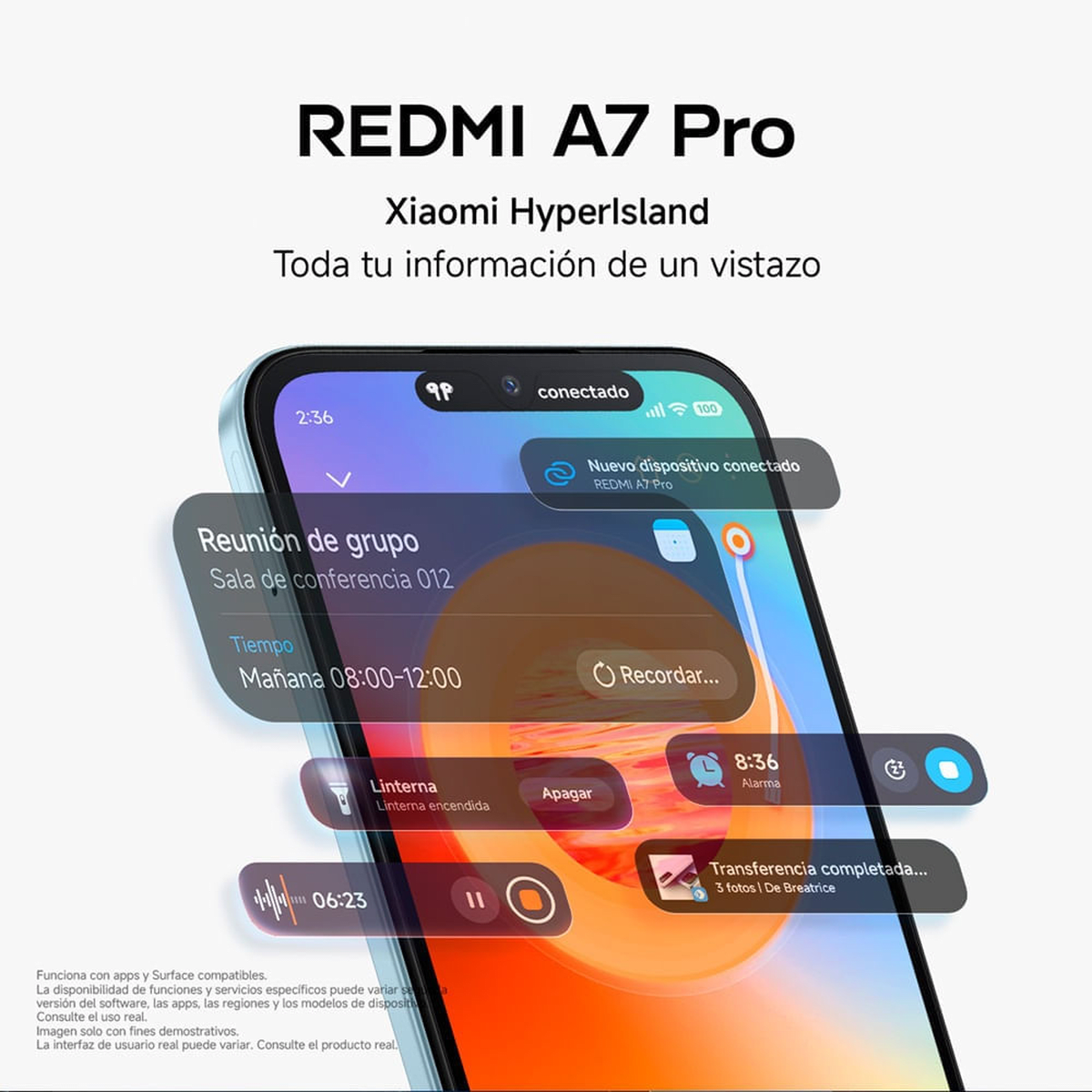 Celular Xiaomi Redmi A7 Pro 64GB Azul [Lanzamiento 2026] - 4GB RAM, 6.9