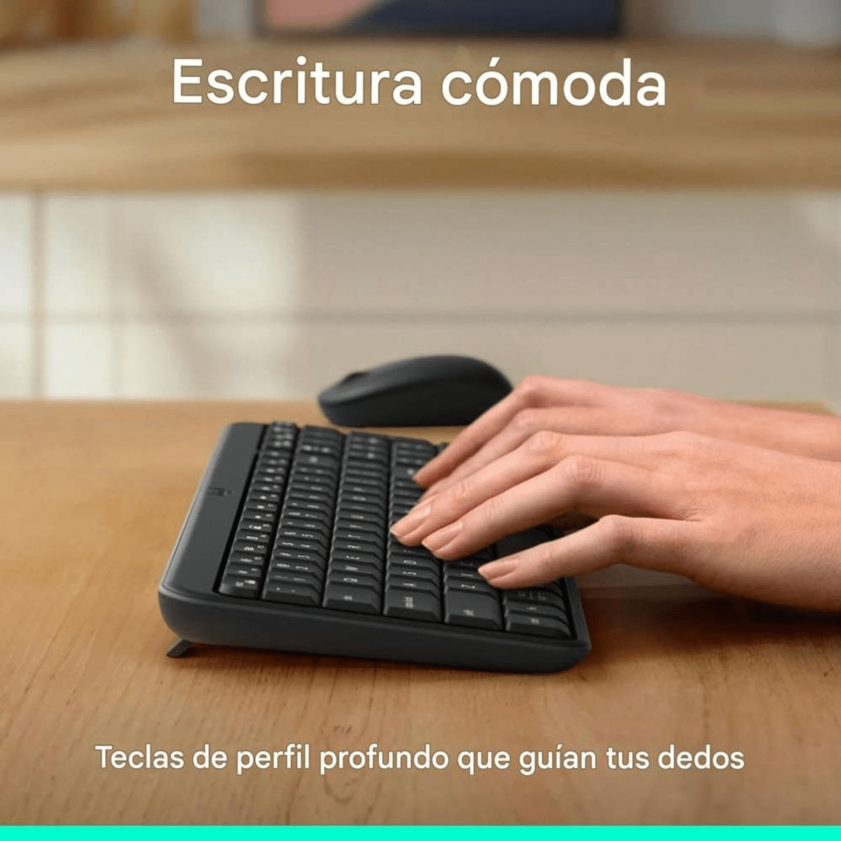 Kit Teclado y Mouse Logitech MK250 Negro - Bluetooth, Español y Batería 12 Meses5