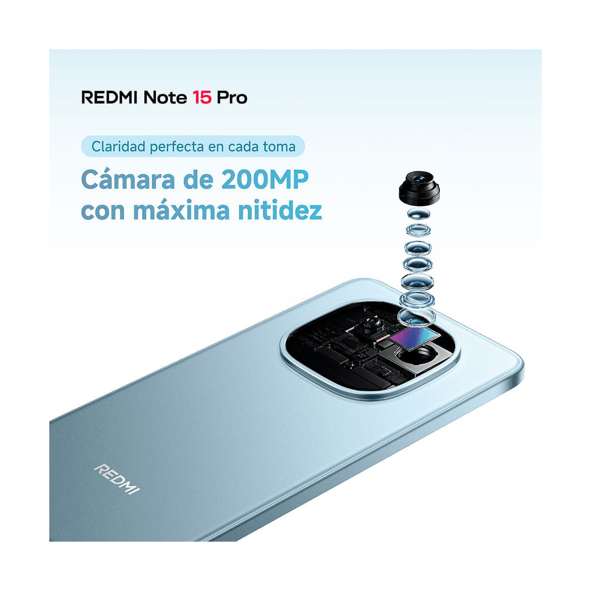 Celular Xiaomi Redmi Note 15 Pro 4G 256GB Negro - Helio G200 Ultra, Pantalla 6.77