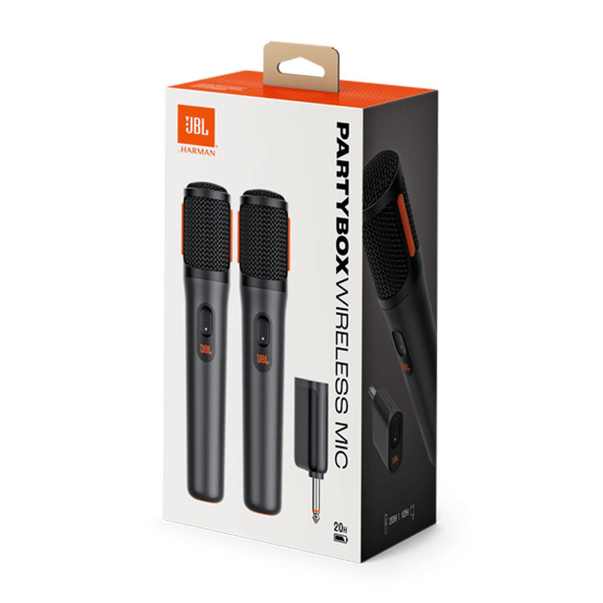 Micrófonos Inalámbricos JBL PartyBox Wireless Mic X2 Negro - 2 Mics, 20h y 30 m5
