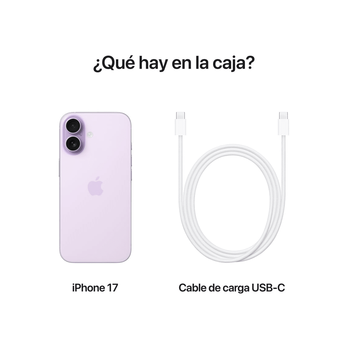 Celular Apple iPhone 17 256GB Lavanda - A19, Pantalla 6.3