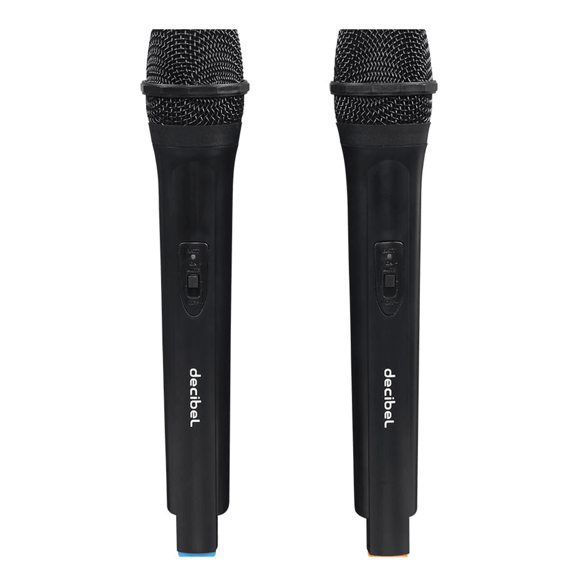 Micrófonos Inalámbricos Decibel FV-1003D Negro - VHF X2, Receptor Base y Cable5