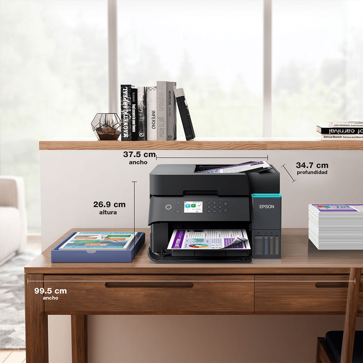 Impresora Multifuncional Epson EcoTank L6370 Negro - Wi-Fi, Dúplex Automático, ADF y Ethernet6