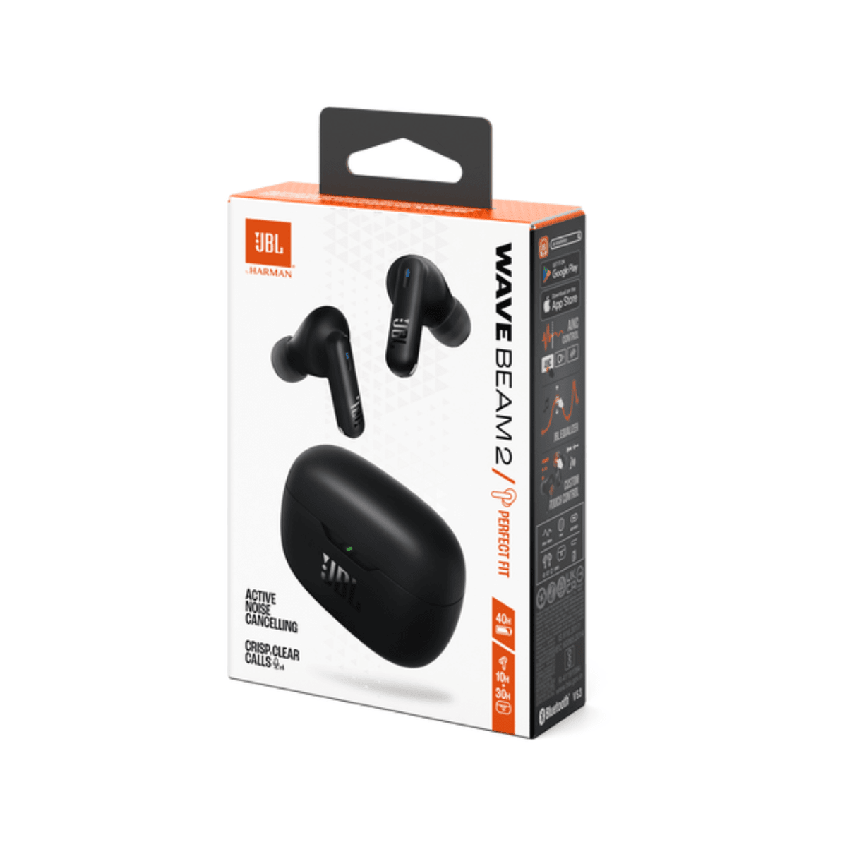 Audífonos True Wireless JBL Wave Beam 2 Negro - ANC, Hasta 40 h e IP546