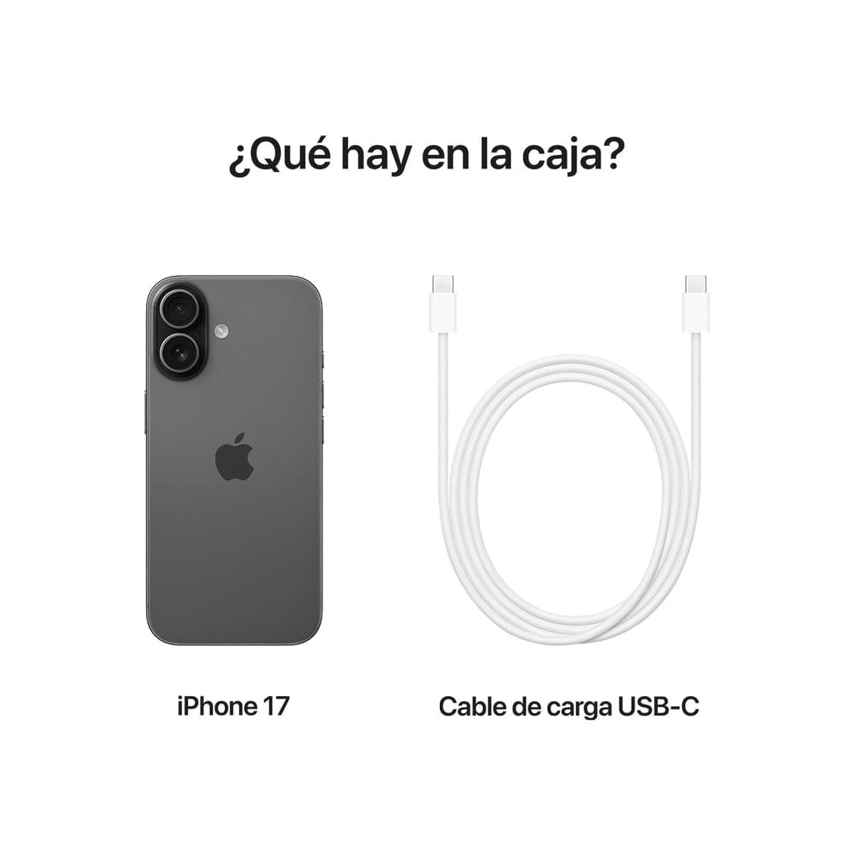 Celular Apple iPhone 17 256GB Negro - A19, Pantalla 6.3