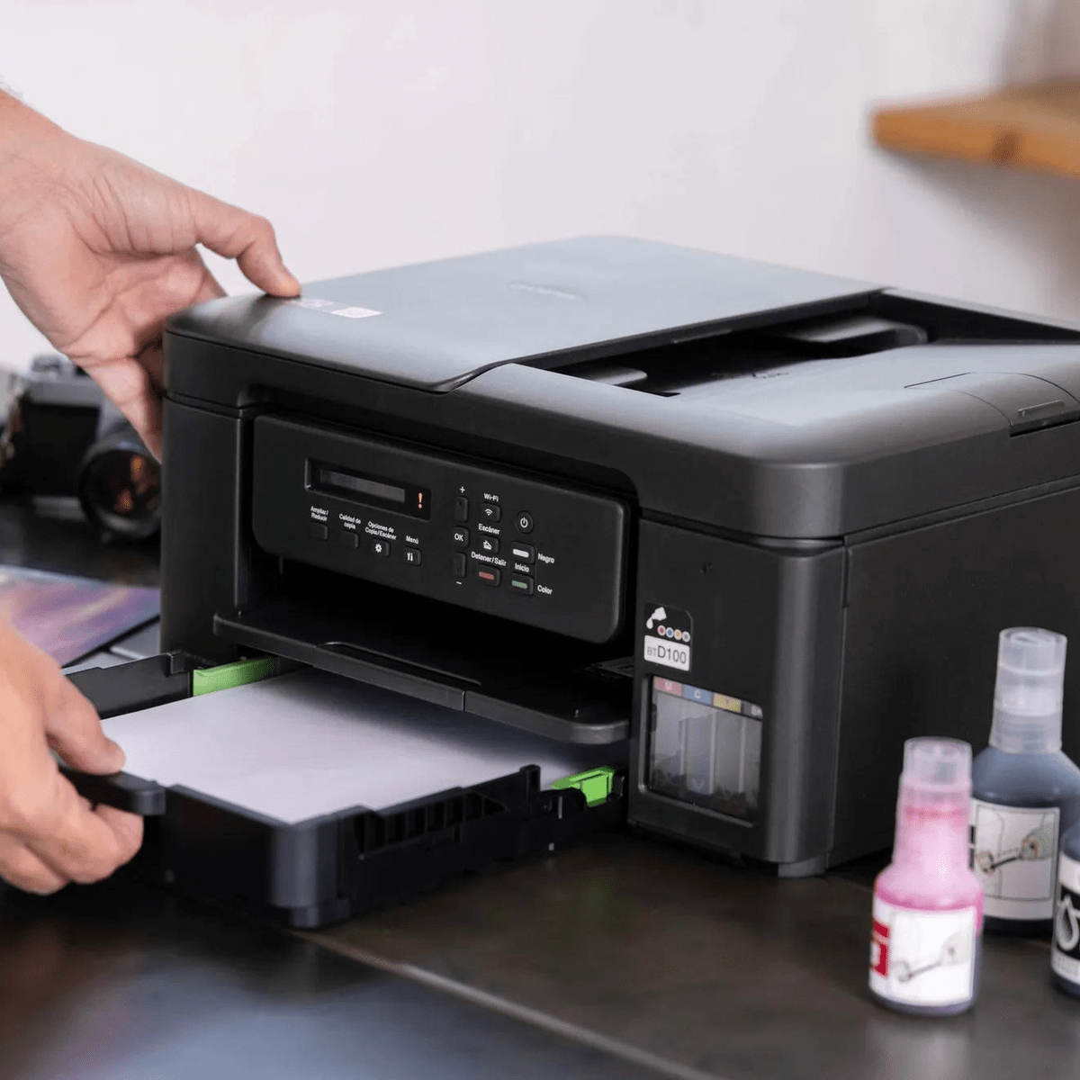 Impresora Multifuncional Brother DCP-T730DW Negro - Wi-Fi, Dúplex, ADF y Tanques de Tinta6