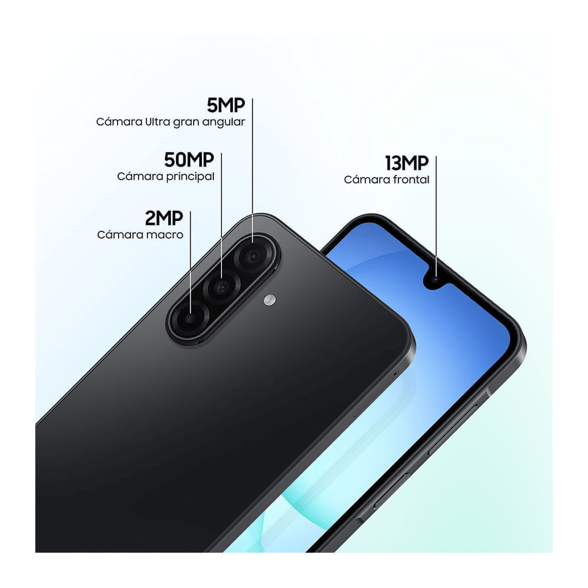 Celular Samsung Galaxy A17 4G 256GB Negro - Helio G99, Pantalla 6.7