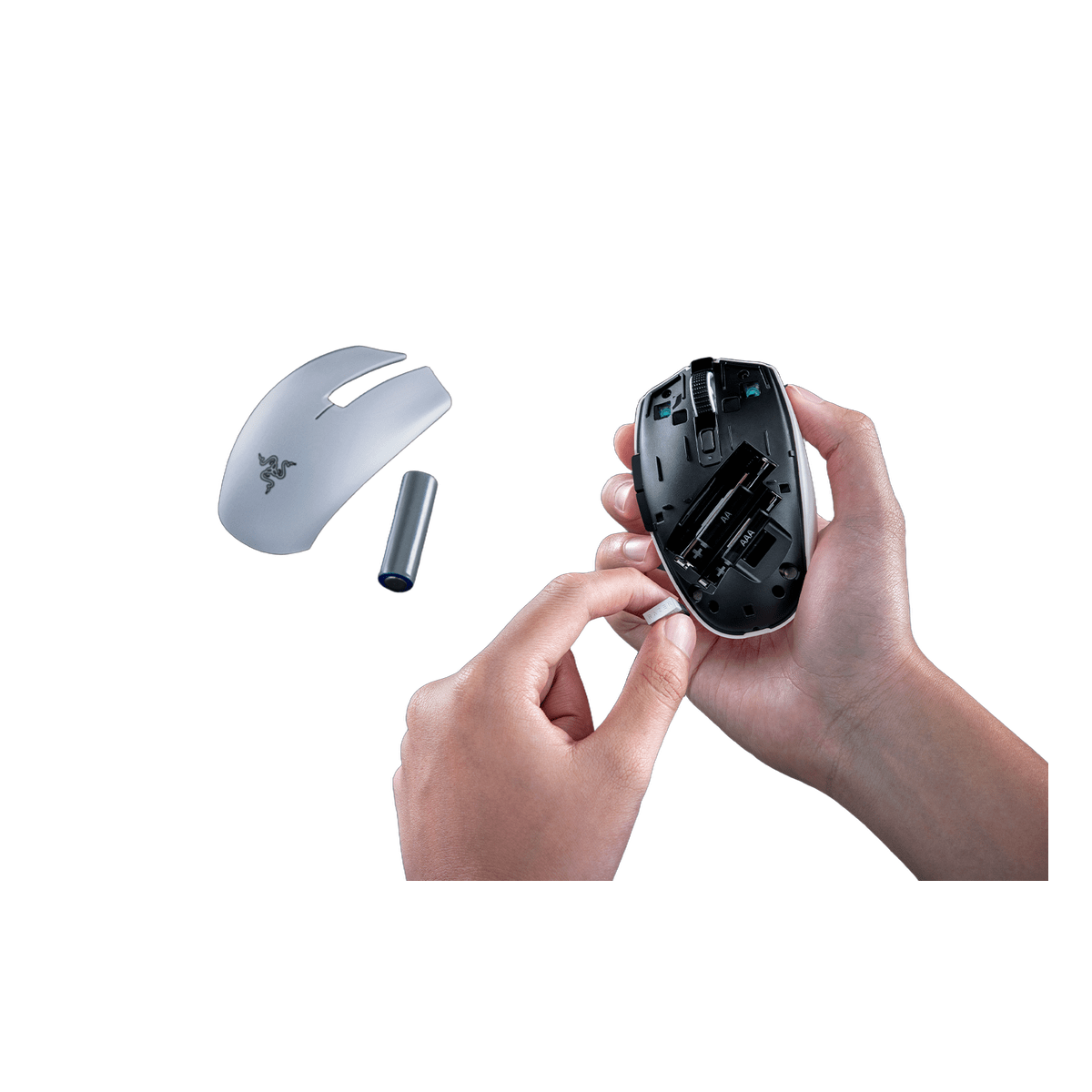 Mouse Gamer Inalámbrico Razer Orochi V2 Blanco - HyperSpeed, Sensor 18K DPI y Menos de 60 g7