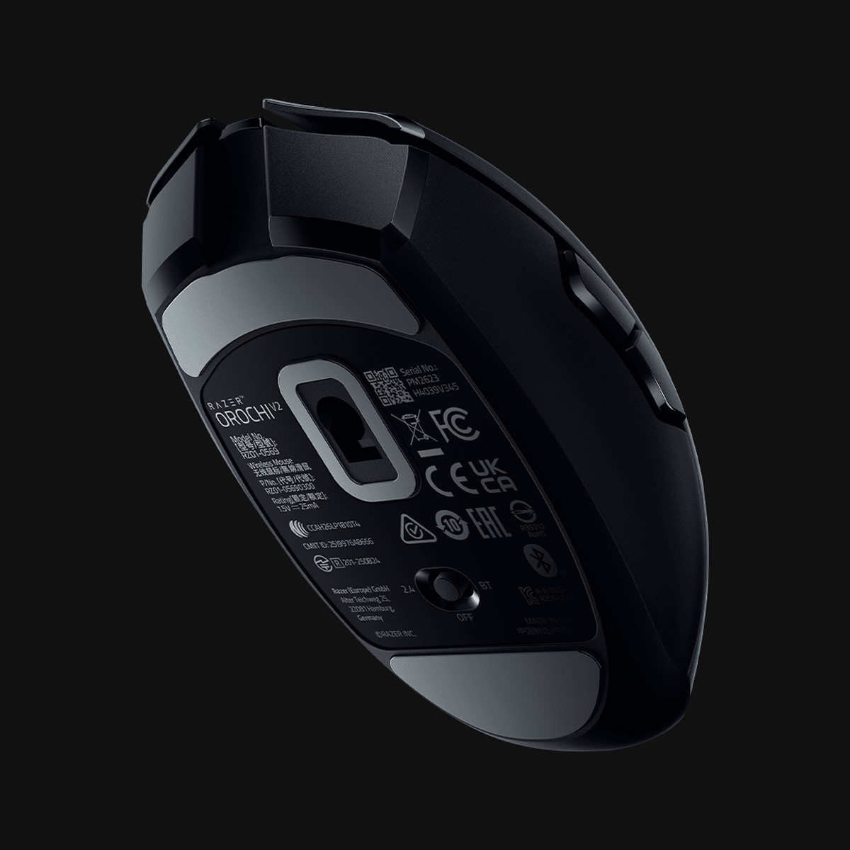Mouse Gamer Inalámbrico Razer Orochi V2 Negro - HyperSpeed, Sensor 18K DPI y Menos de 60 g7