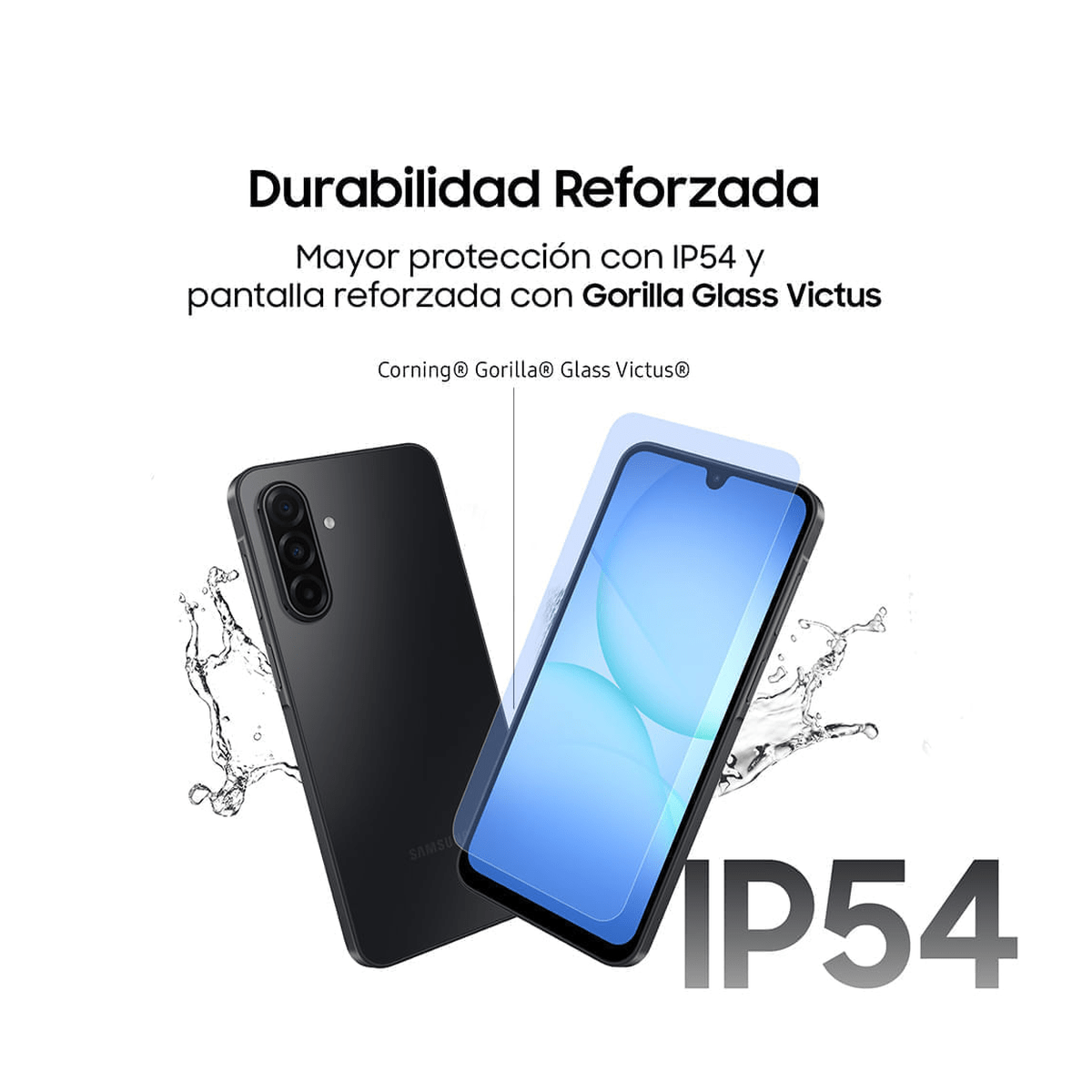 Celular Samsung Galaxy A17 4G 256GB Negro - Helio G99, Pantalla 6.7