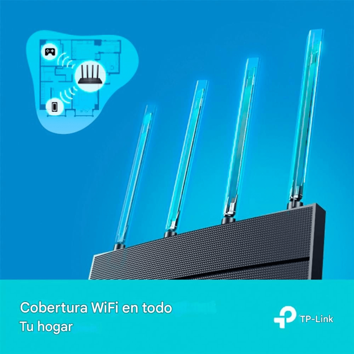 Combo Router TP-Link Archer AX12 Negro + Extensor RE205 Blanco - Wi-Fi 6 AX1500 y AC750, 2 Equipos8