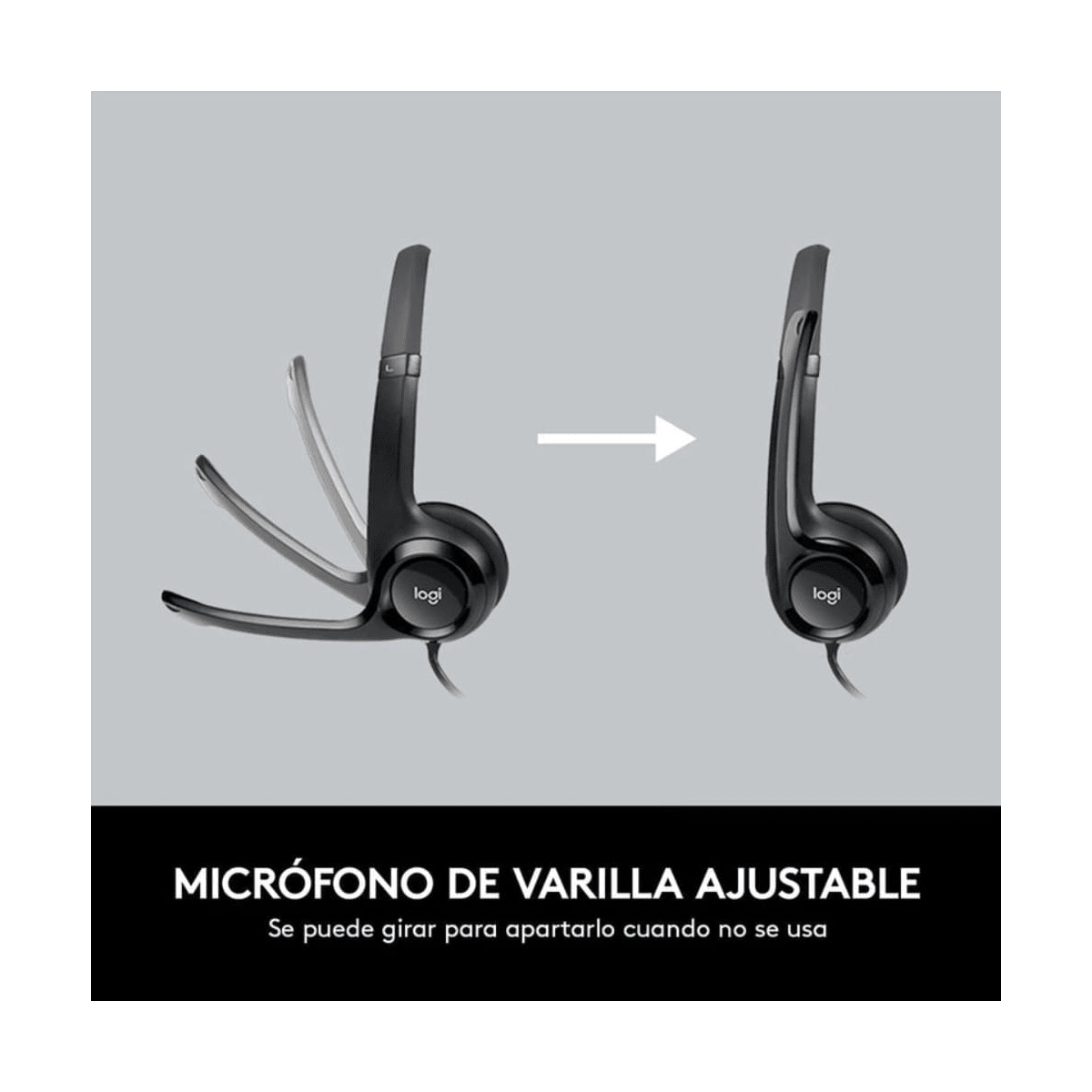 Combo Logitech H390 + MK250 Negro - Headset USB y Kit Teclado/Mouse Inalámbrico9